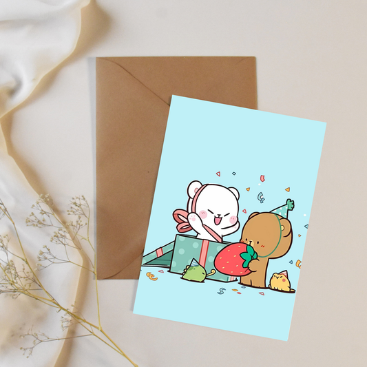 Birthday bear - Greeting card