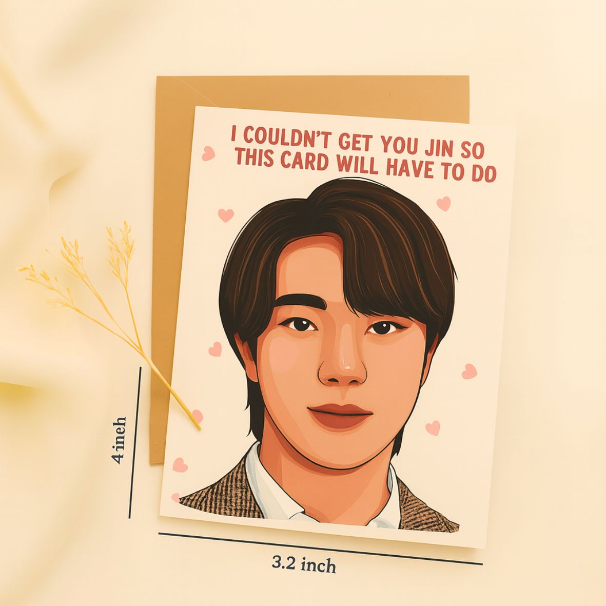 BTS JIN - Greeting card