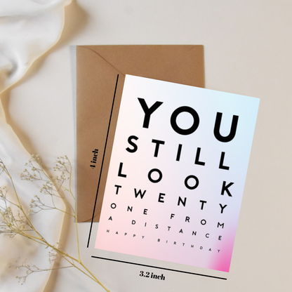 In your 20's - Greeting card