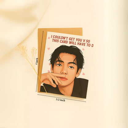 BTS V - Greeting card