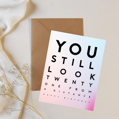 In your 20's - Greeting card