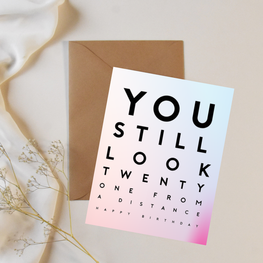 In your 20's - Greeting card