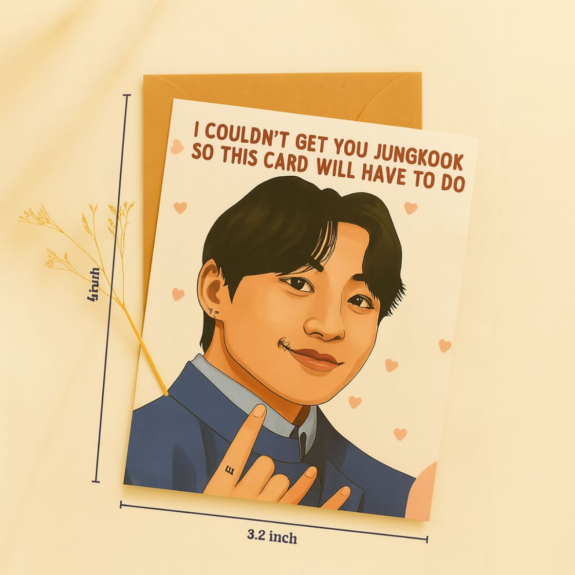 BTS JUNGKOOK - Greeting card