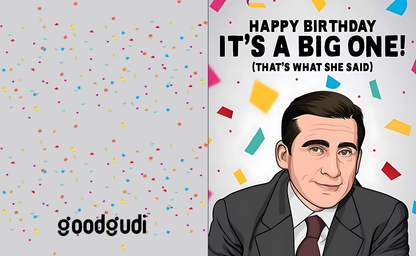 Big one Birthday - Greeting card