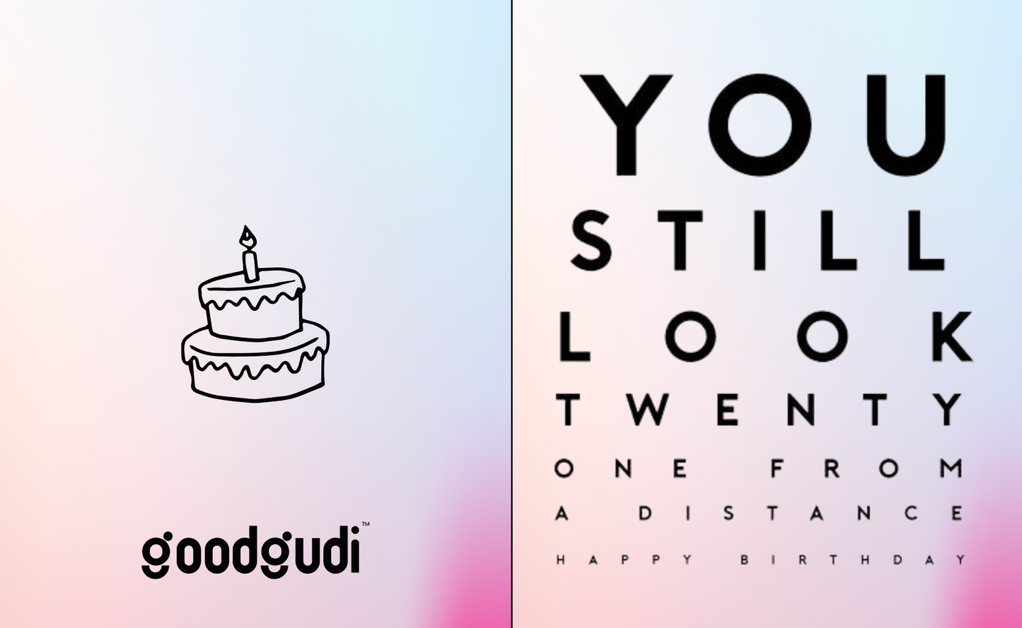 In your 20's - Greeting card