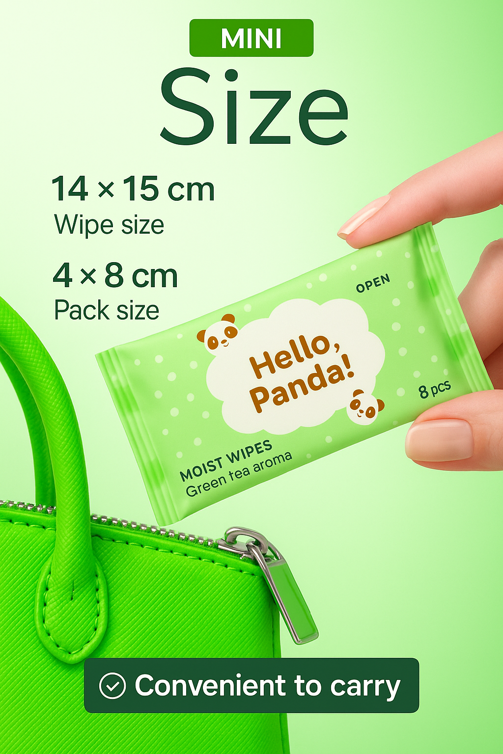 Mini Portable Wipes P