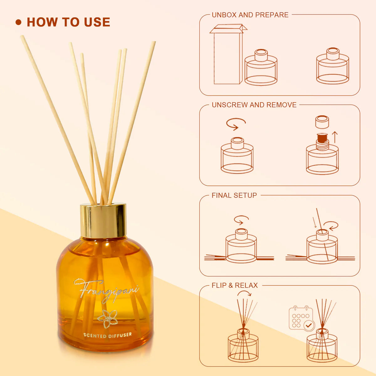 Oriental Reed Diffuser - Frangipani