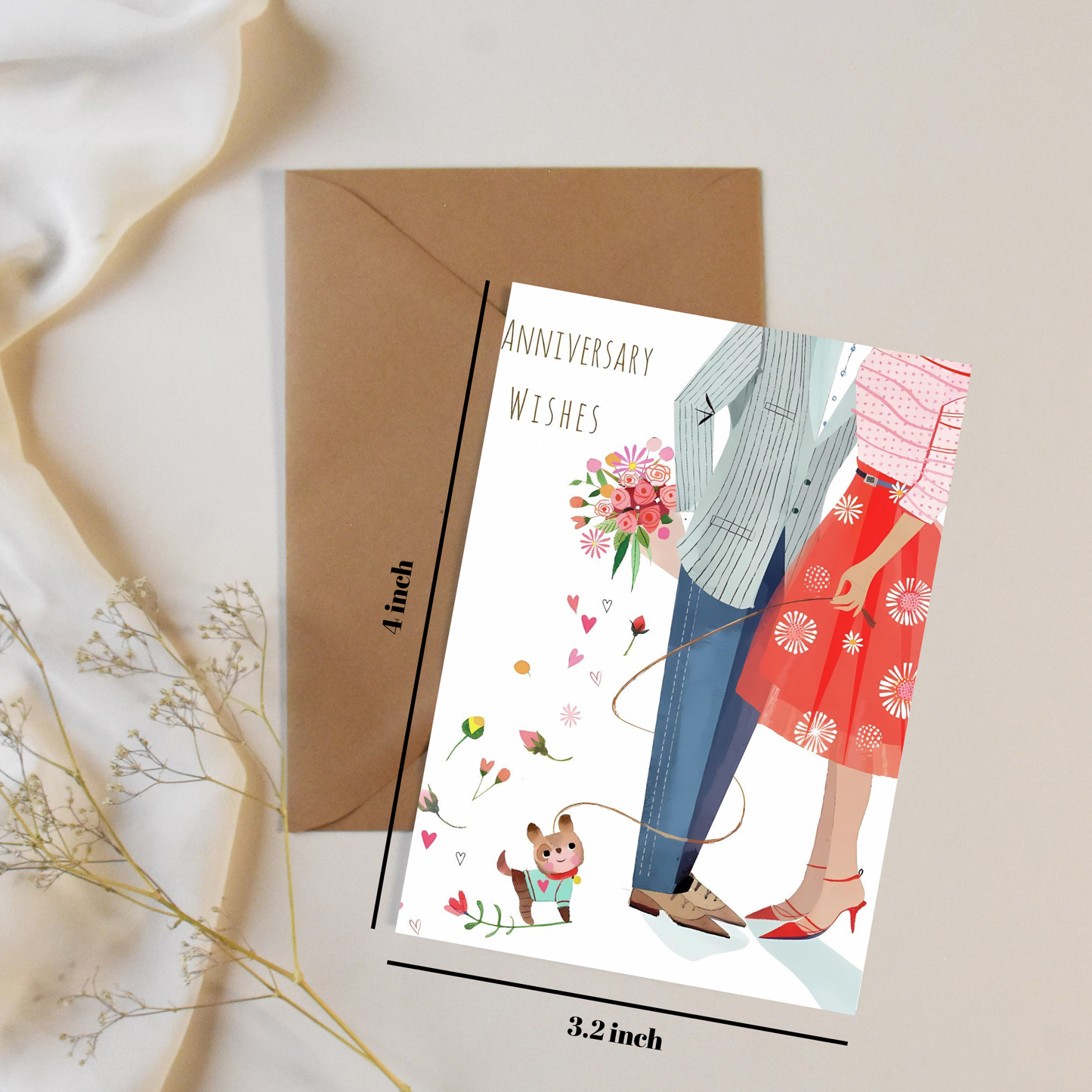 Anniversary wishes - Greeting card