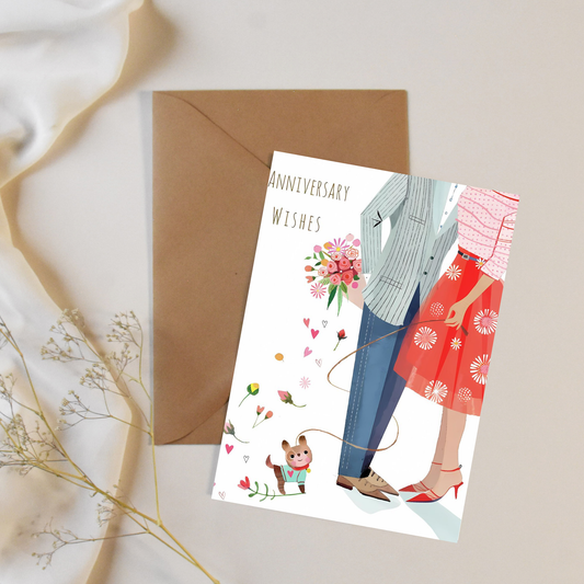 Anniversary wishes - Greeting card