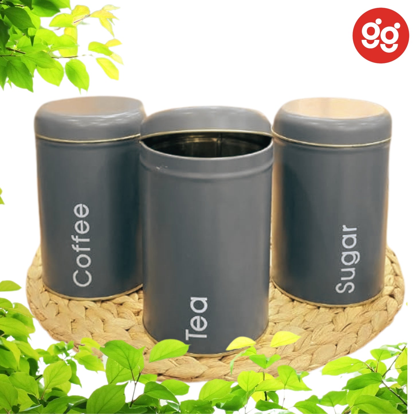Tea Coffee Sugar Box