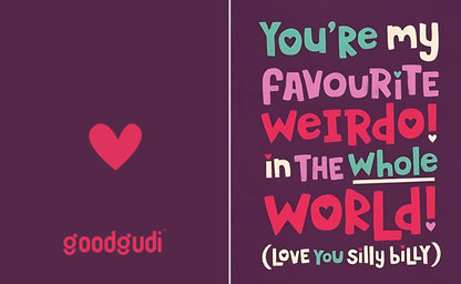 Favorite weirdo - Greeting card