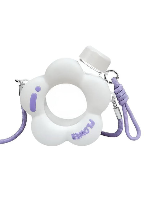 Kids Bottle - Flower White