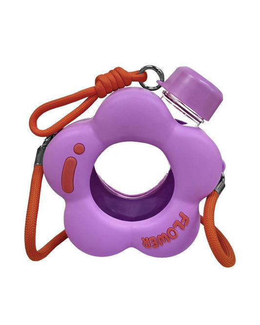 Kids Bottle - Flower Purple