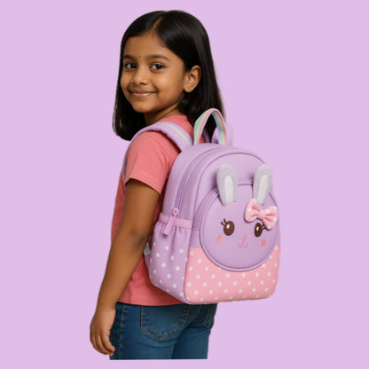 Kids Backpack - Bunny Dot Duo