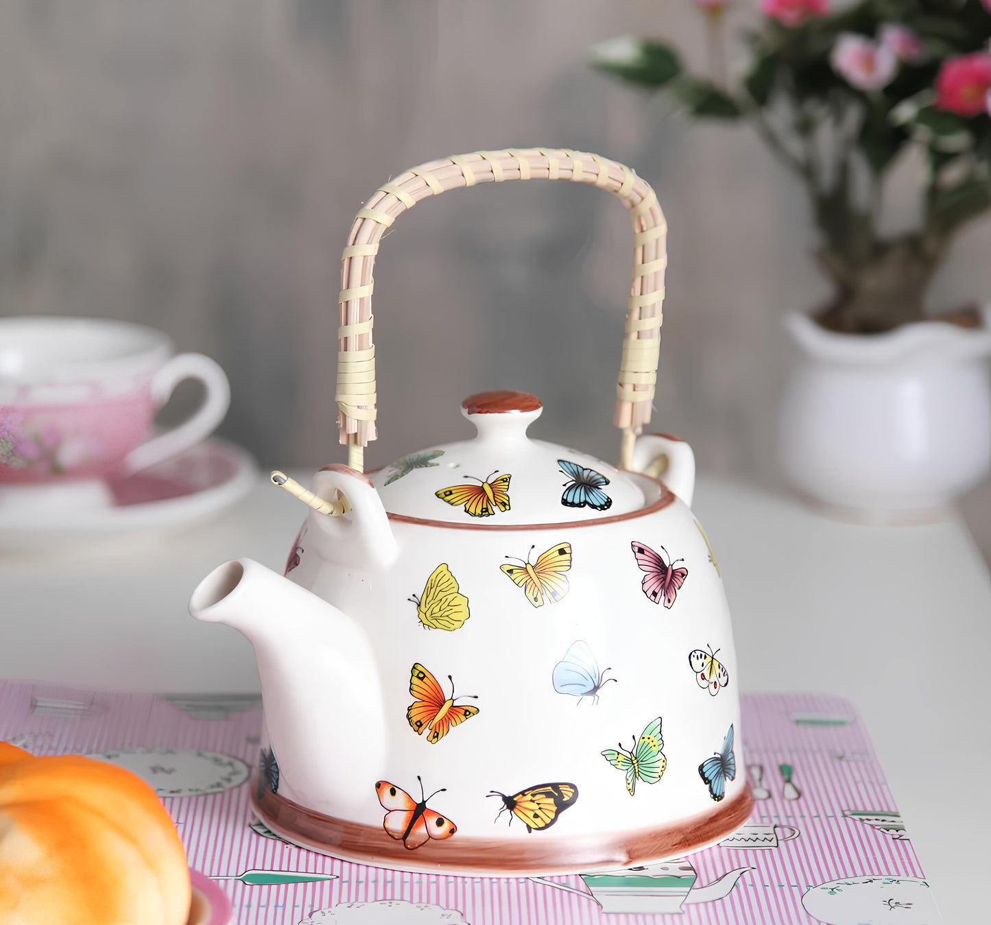 Ceramic Printed Teapot