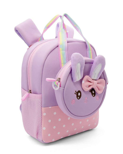 Kids Backpack - Bunny Dot Duo
