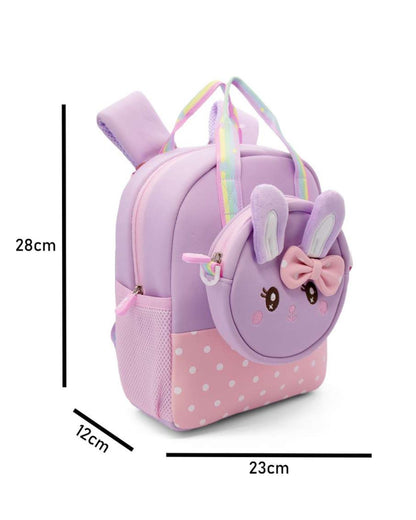 Kids Backpack - Bunny Dot Duo