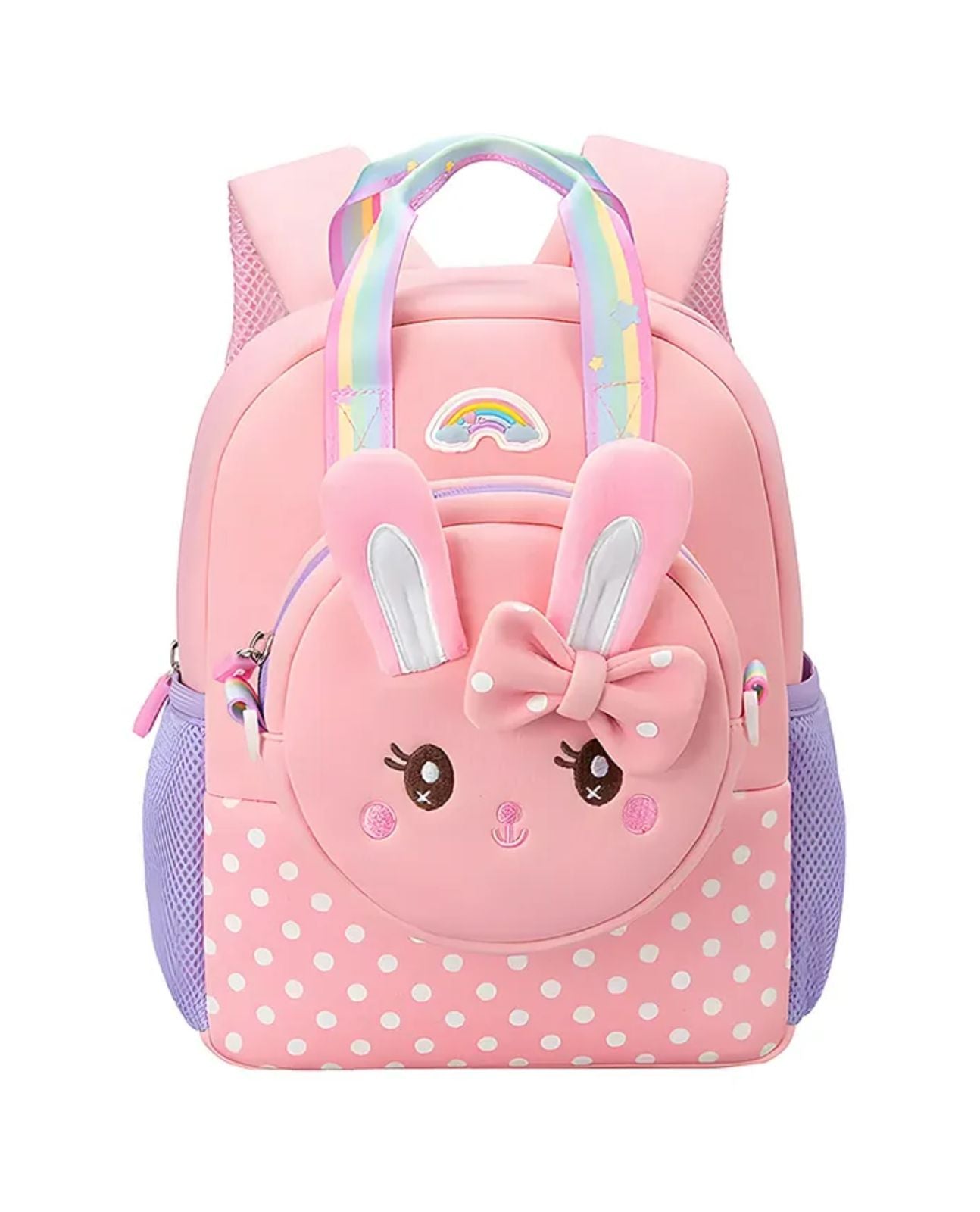 Kids Backpack - Bunny Dot Duo