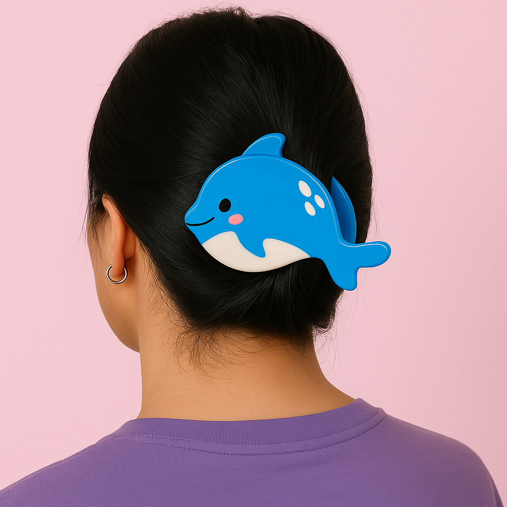 Hair Claw - Whale