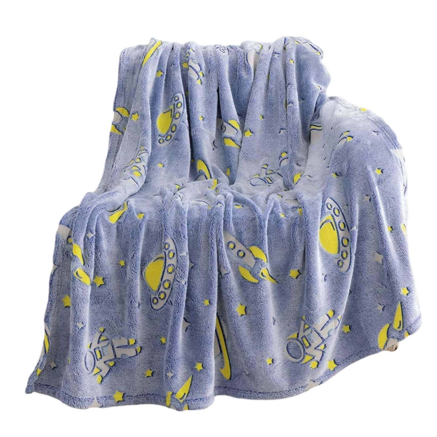 Super Soft Glow Blanket - Space