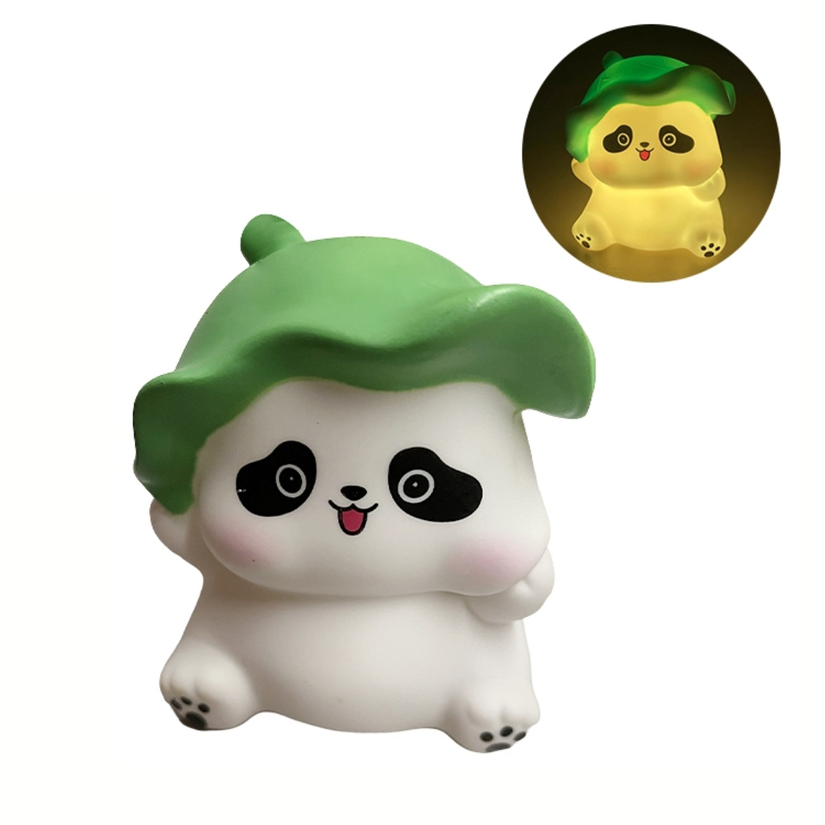 Mini Lamp Green Panda