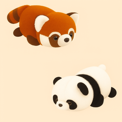 Soft Toy Reversible - Panda/Penguin