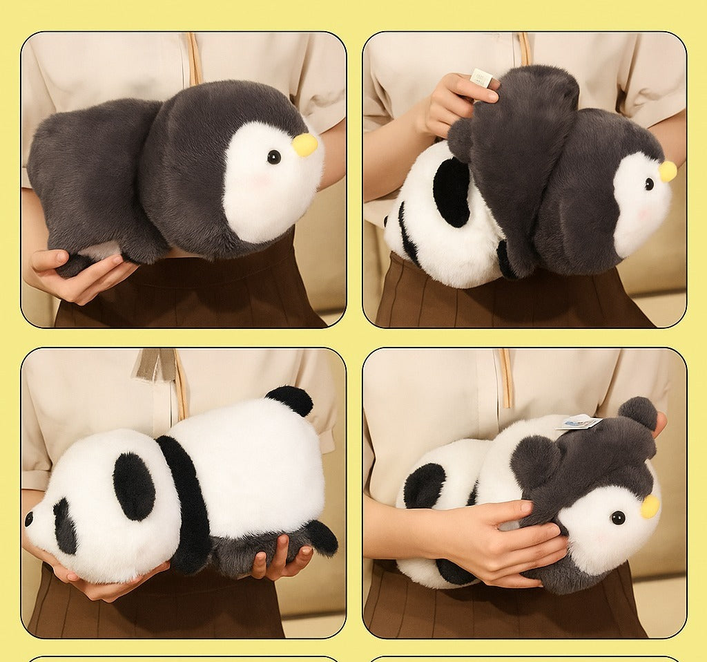 Soft Toy Reversible - Panda/Penguin