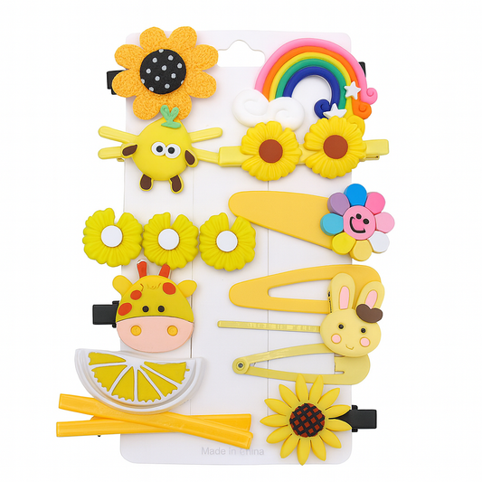Kids Hair Clip Sun Shine