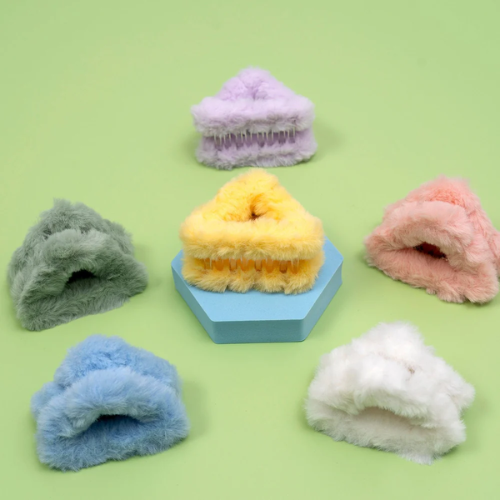 Fur Hair Claw Clip
